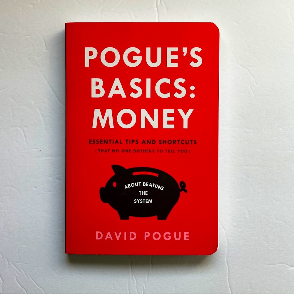 🟢 Pogue's Basics: Money by David Pogue | Personal Finance | Paperback Book